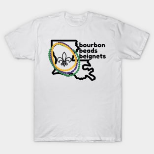 Bourbon Beads Beignets T-Shirt